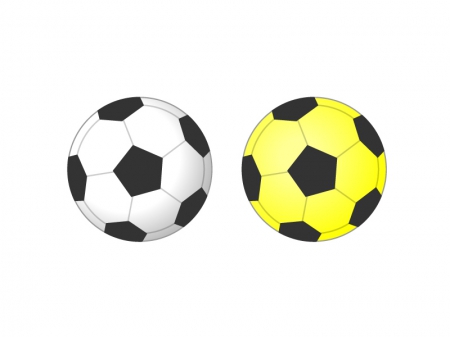 サッカーボールイラスト素材01 無料素材ダウンロード