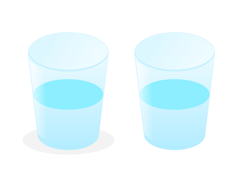 コップ・グラス・水イラスト素材01