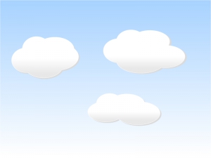 雲 クラウド 空 天気イラスト素材02 イラスト無料 かわいい