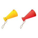 メガホン 全てのイラストが無料 かわいいテンプレート