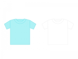 Tシャツイラスト素材01 イラスト無料 かわいいテンプレート