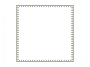 四角いシンプルな飾り枠素材01 イラスト無料 かわいいテンプレート