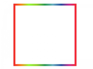 虹色の飾り枠素材01 イラスト無料 かわいいテンプレート