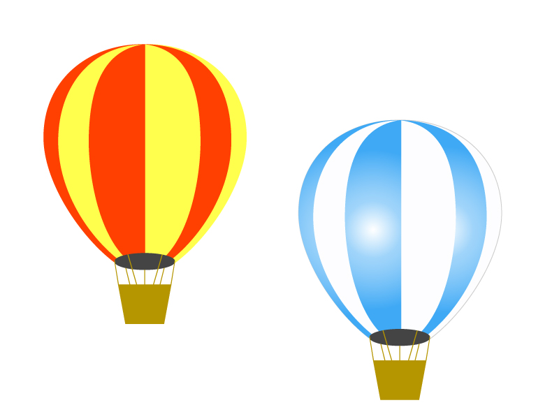 気球のイラスト素材