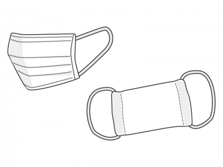 マスクのイラスト素材