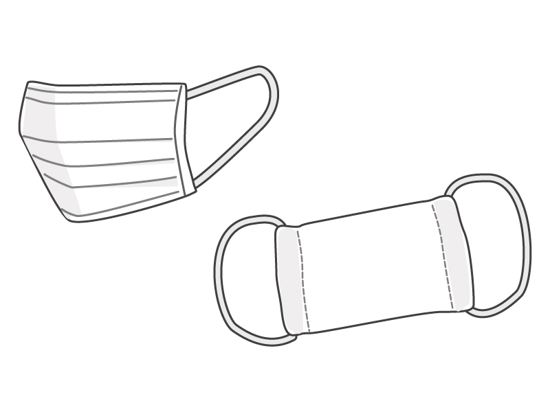 マスクのイラスト素材
