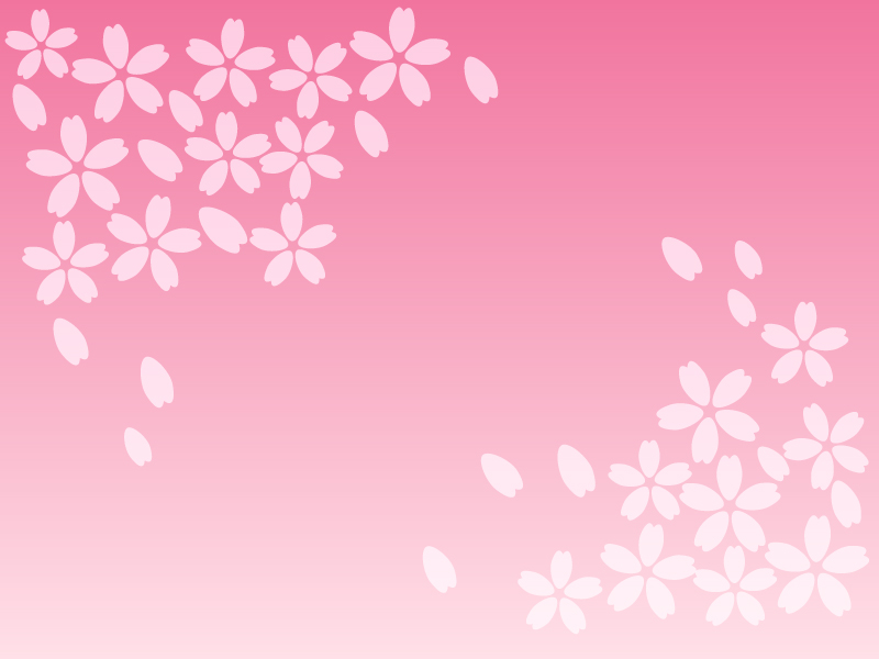 桜のフレーム・飾り枠素材03