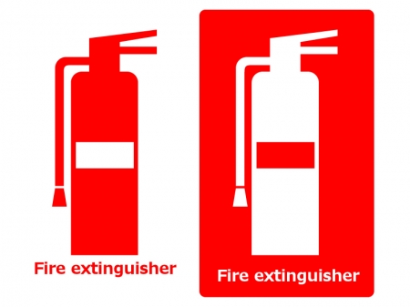 消火器のイラスト素材