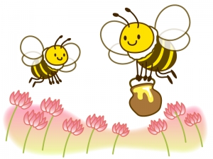 最高のイラスト画像 新着ミツバチ イラスト 無料
