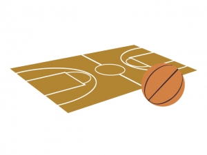 バスケットボールのイラスト素材 イラスト無料 かわいいテンプレート