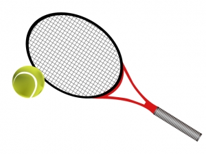 テニスラケットとボールのイラスト素材 イラスト無料 かわいい