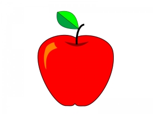 りんご アップル 果物イラスト素材02 イラスト無料 かわいいテンプレート