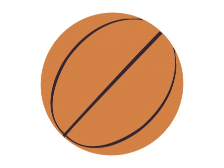 バスケットボールのイラスト素材02