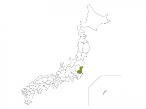 日本地図と茨城県のイラスト イラスト無料 かわいいテンプレート