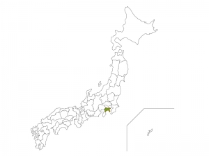 日本地図と神奈川県のイラスト イラスト無料 かわいいテンプレート