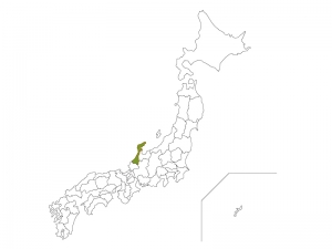 日本地図と石川県のイラスト イラスト無料 かわいいテンプレート
