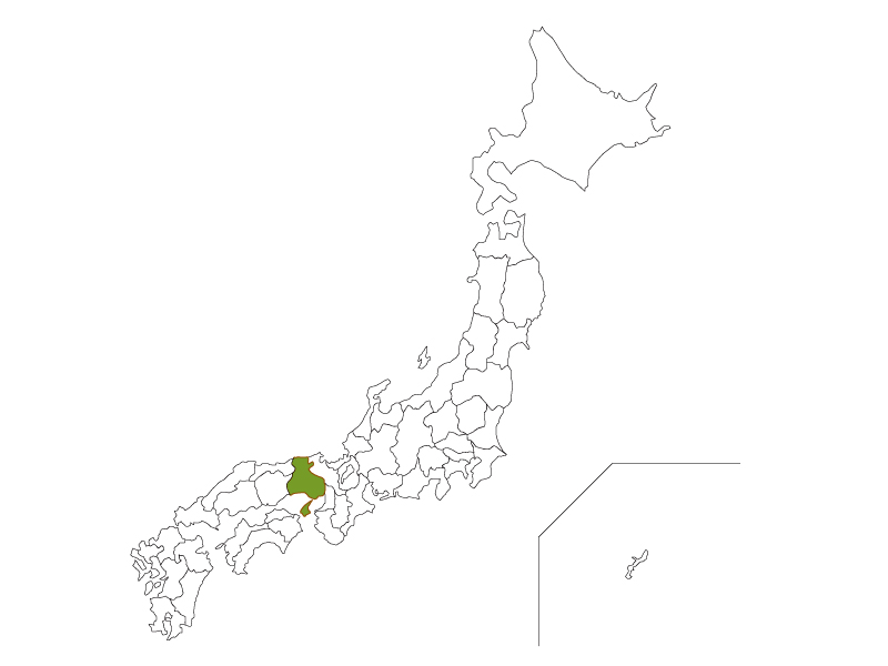 日本地図と兵庫県のイラスト