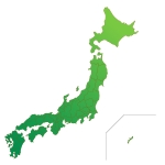 日本地図と山口県のイラスト イラスト無料 かわいいテンプレート