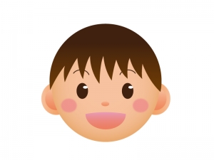 男の子の顔アイコンのイラスト素材 イラスト無料 かわいいテンプレート