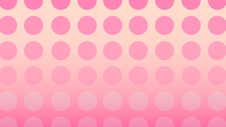ピンクの大きなドットの壁紙・背景素材 1,920px×1,080px