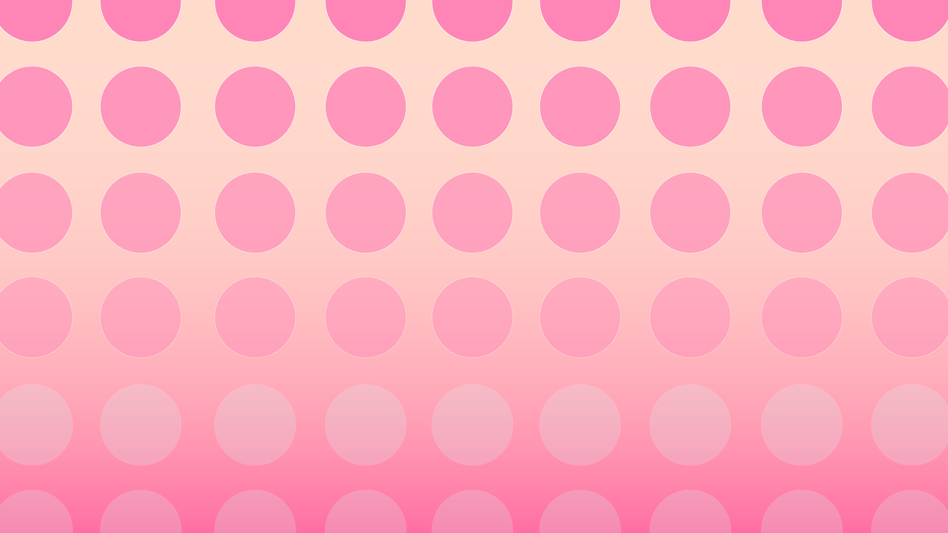 ピンクの大きなドットの壁紙・背景素材 1,920px×1,080px