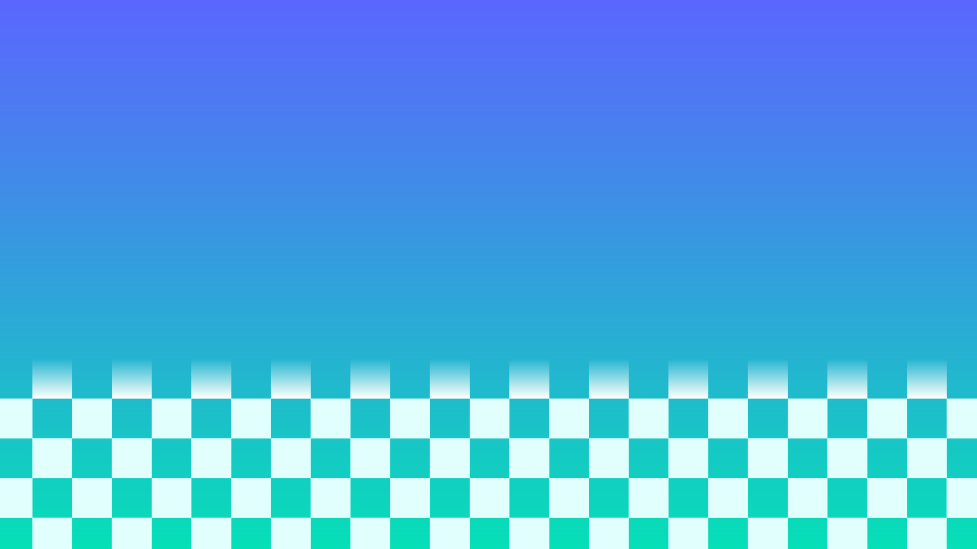 青と緑色とチェックの壁紙・背景素材 1,920px×1,080px