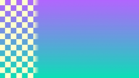青と緑色とチェックの壁紙・背景素材 1,920px×1,080px パターン2