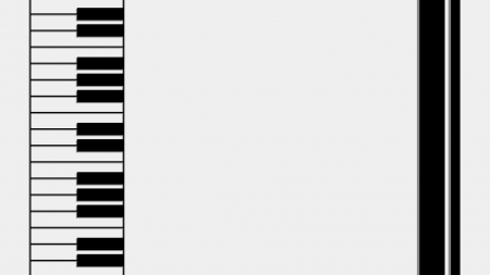 ピアノ鍵盤・音楽の壁紙・背景素材 1,920px×1,080px 02