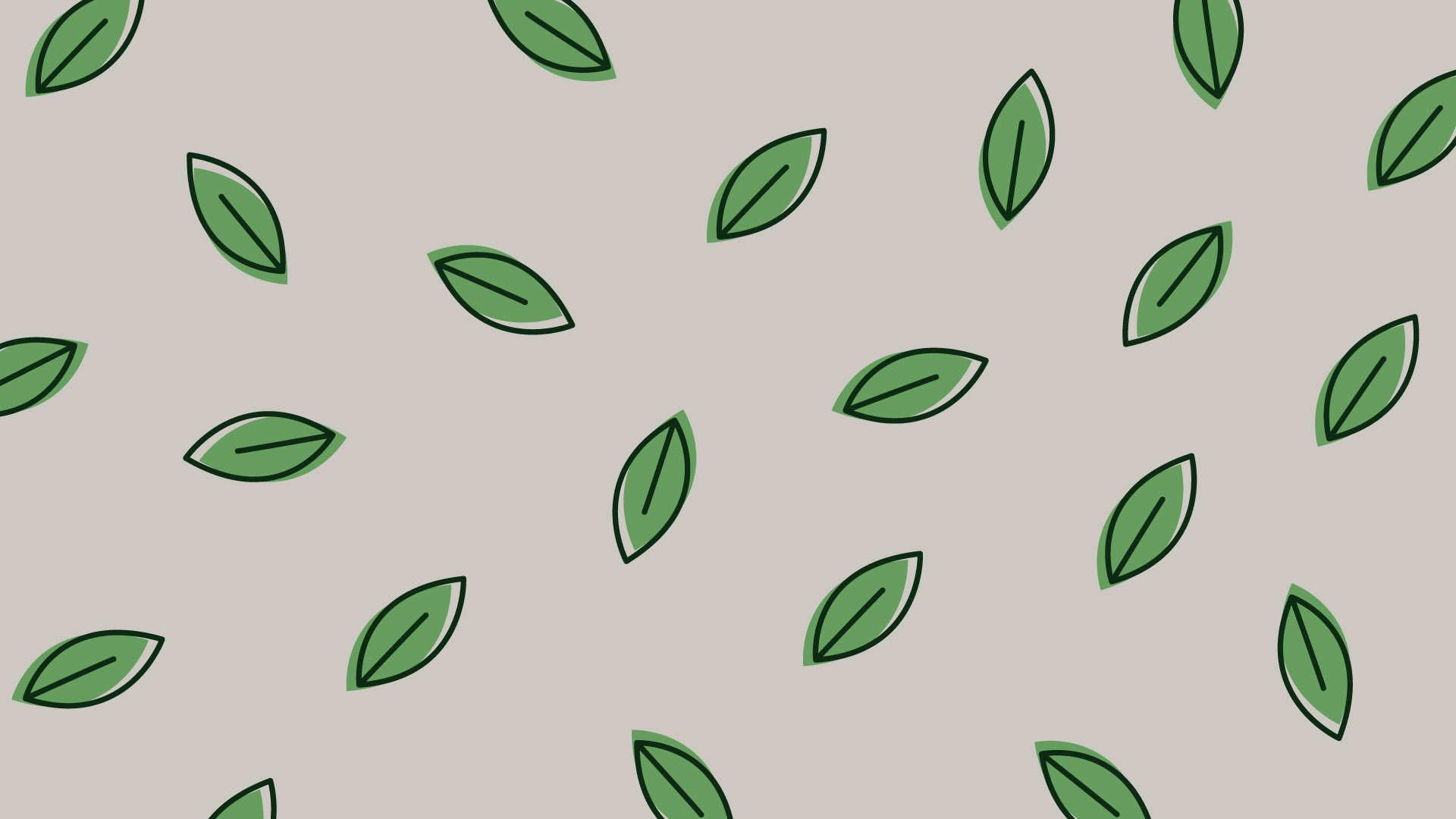 緑色の葉っぱの壁紙・背景素材 1,920px×1,080px