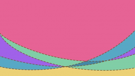 点線の入ったカラフルでパステル調の壁紙・背景素材 1,920px×1,080px