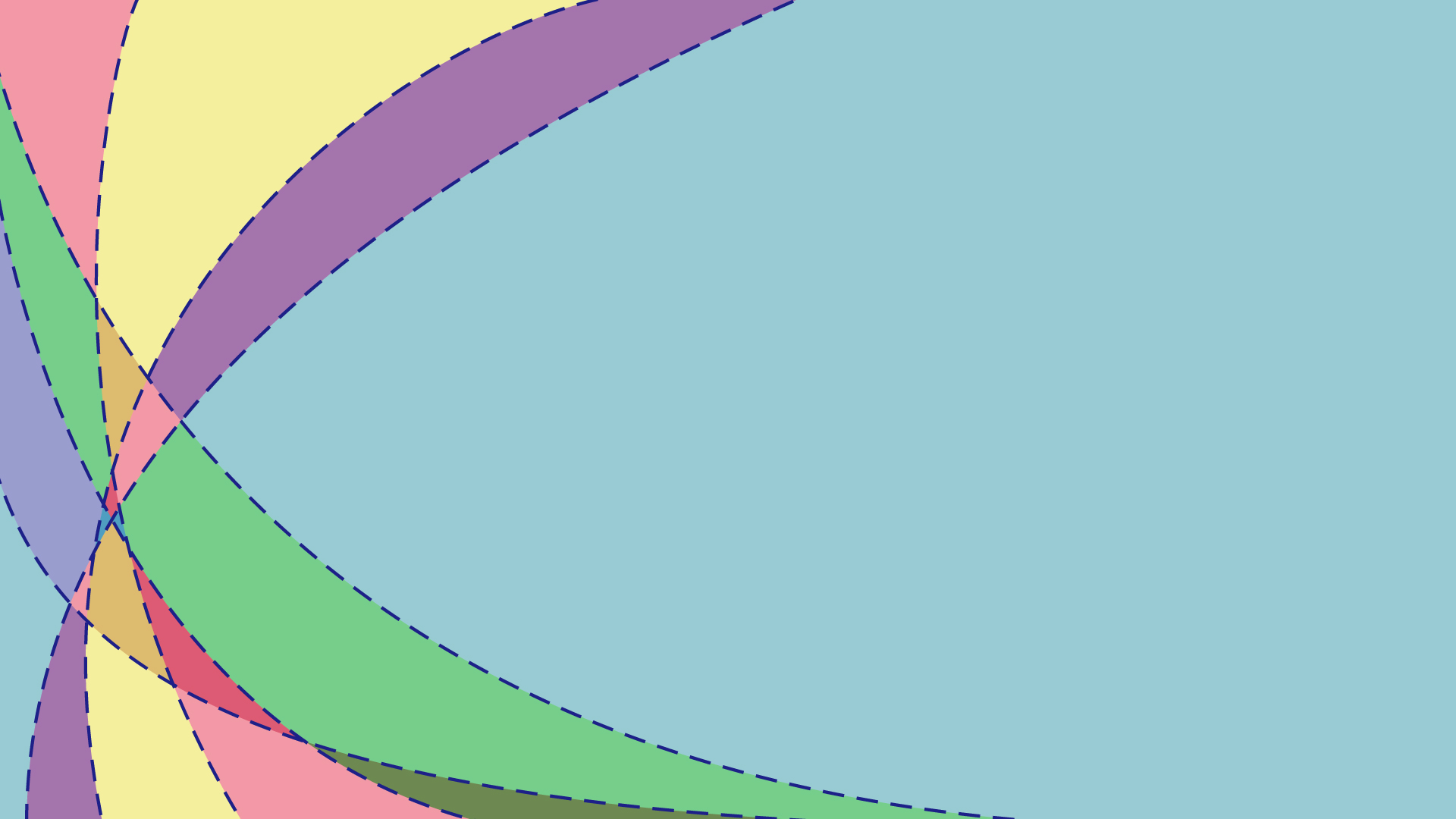 点線の入ったカラフルでパステル調の壁紙・背景素材 1,920px×1,080px 02