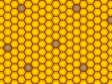 蜂の巣模様の壁紙・背景素材 1,920px×1,080px