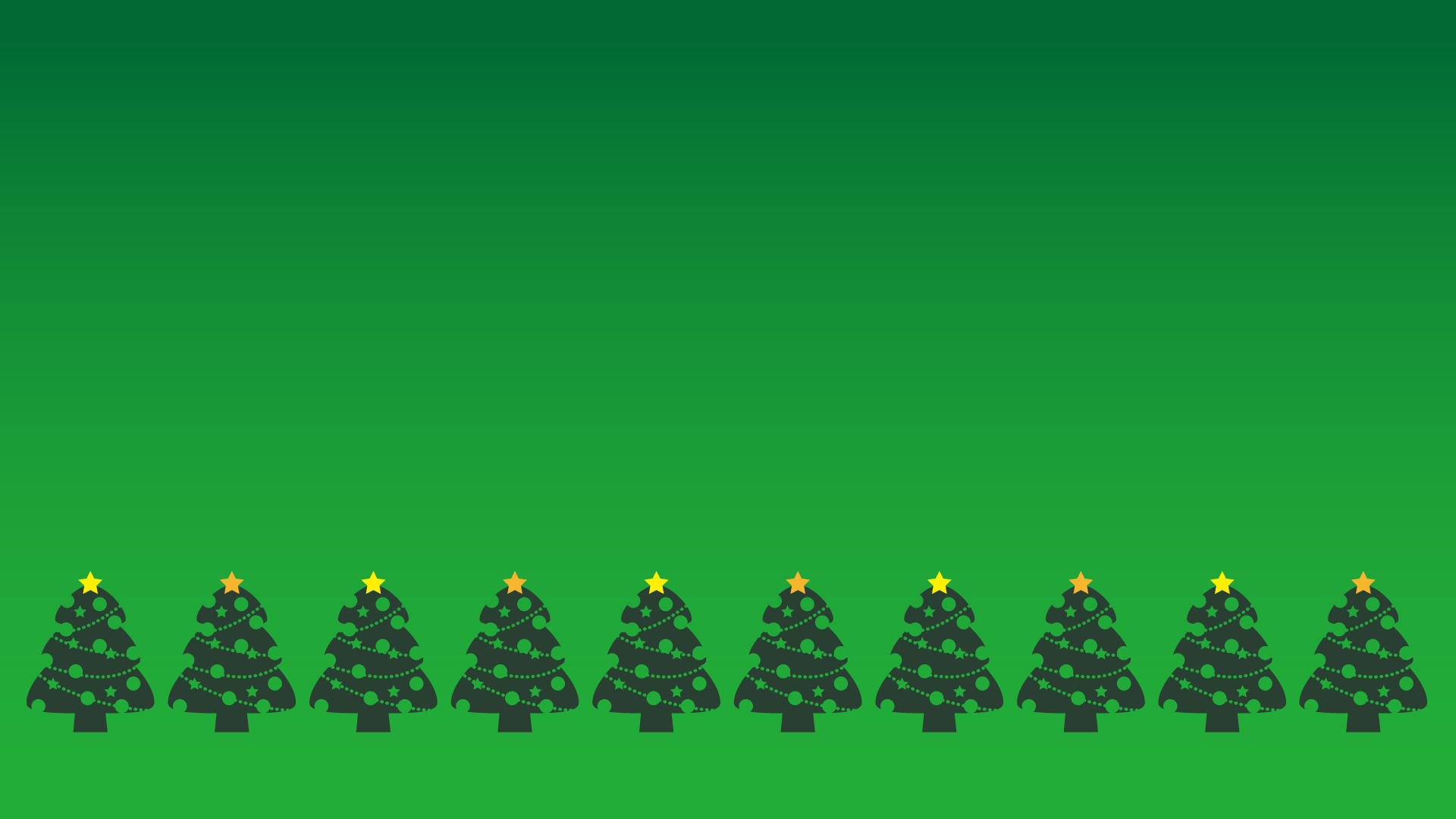 クリスマスツリー背景緑の壁紙・背景素材 1,920px×1,080px