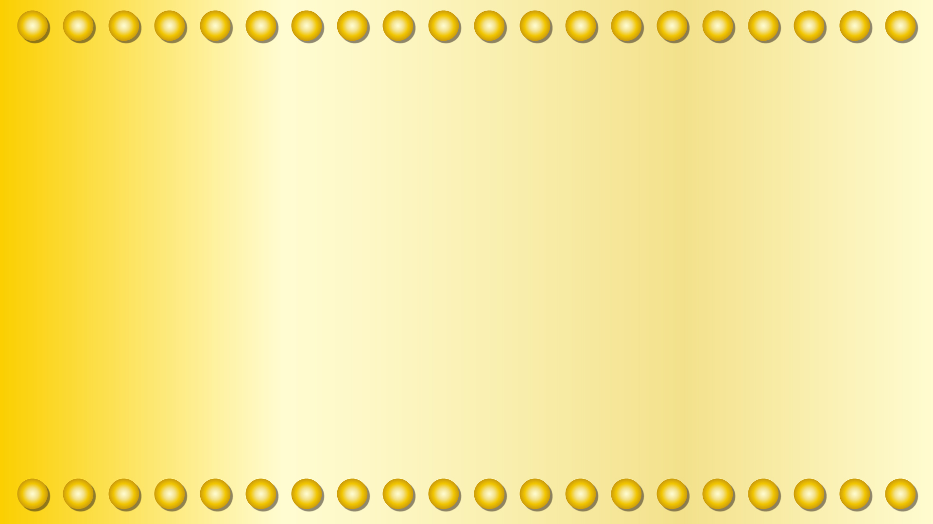 丸ドットのゴールド壁紙・背景素材 1,920px×1,080px