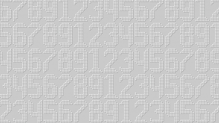 白い数字の壁紙・背景素材 1,920px×1,080px