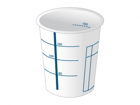 検査用コップのイラスト素材