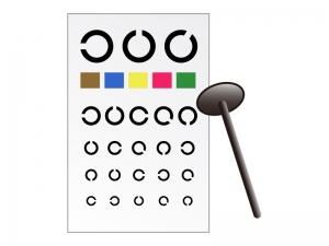 視力検査表のイラスト素材 イラスト無料 かわいいテンプレート