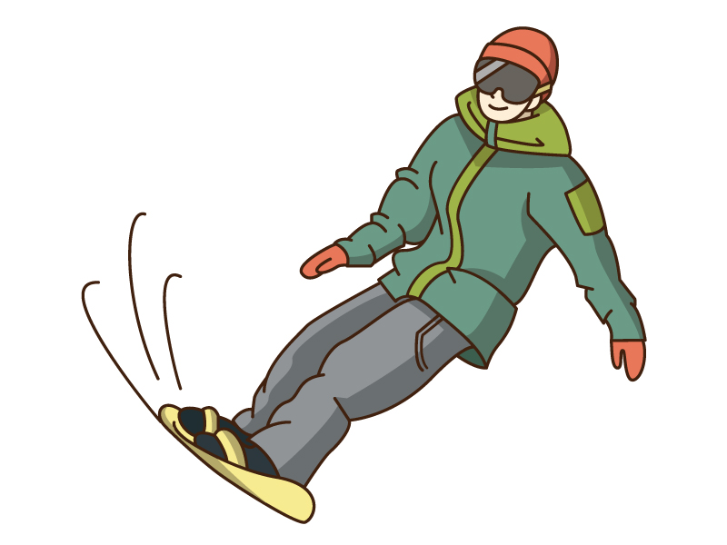 イラスト スノーボード Snowboarding Drawings