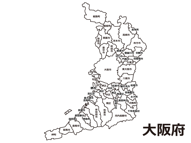 大阪 府 地図