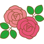 薔薇 全てのイラストが無料 かわいいテンプレート