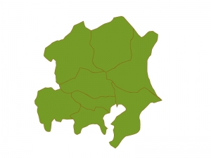 関東地方の地図 ベクターデータ のイラスト イラスト無料