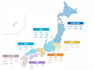 ラブリーかわいい 簡単 日本 地図 イラスト 日本のイラスト