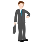 営業マン 全てのイラストが無料 かわいいテンプレート