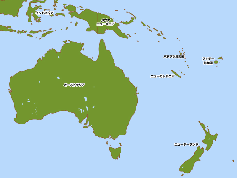 州 地図 オセアニア オセアニアの国名・首都・国旗・地図｜一覧