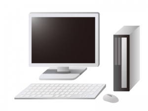 デスクトップパソコン Pc のイラスト イラスト無料 かわいいテンプレート