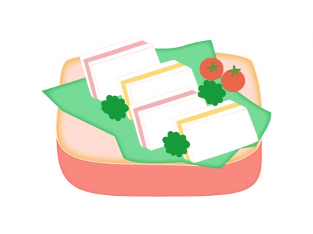 ピクニック・サンドウィッチのイラスト