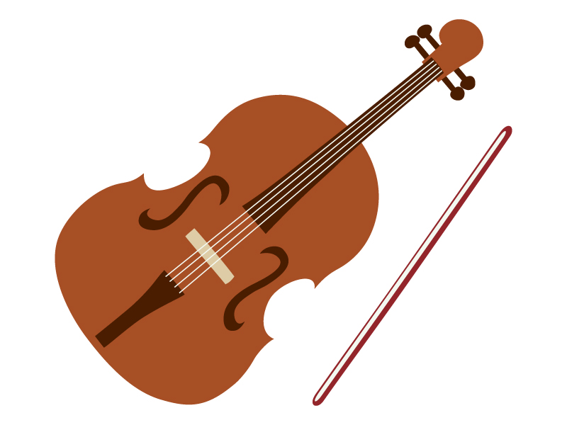 音楽・バイオリンのイラスト