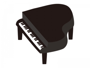 音楽 グランドピアノのイラスト イラスト無料 かわいいテンプレート