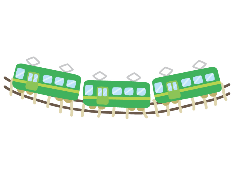 ローカル電車・鉄道のイラスト | イラスト無料・かわいいテンプレート