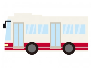 路線バスのイラスト イラスト無料 かわいいテンプレート